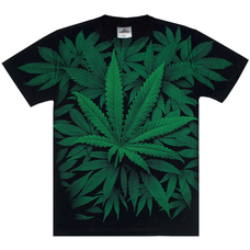 Футболка Cannabis (green leaves) Зображення