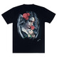 Футболка Gothic Lady with Rose (3D, світиться в темряві) Зображення