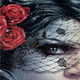 Футболка Gothic Lady with Rose (3D, світиться в темряві) Зображення