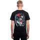 Футболка Gothic Lady with Rose (3D, світиться в темряві) Зображення