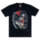 Футболка Gothic Lady with Rose (3D, світиться в темряві) Зображення