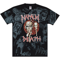 Футболка Full print Napalm Death (European Tour 1994) black t-shirt (EU-P) Изображение