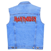Нашивка термо Iron Maiden (red logo) наспинна (thps-038) Изображение