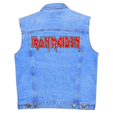 Нашивка термо Iron Maiden (red logo) наспинна (thps-038) Изображение