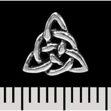 Сережка-гвоздик Трикветр (срібло, 925 проба) (sn-054) Изображение
