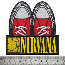 Нашивка Nirvana (logo and sneakers) Изображение