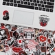 Набір стікерів Gothic Tattoo (stk-081) 50 шт. Зображення