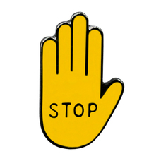 Металевий пін (upn-012) Stop Изображение