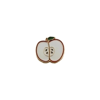 Металевий пін (upn-057) Half Apple Зображення