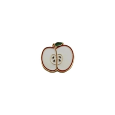 Металевий пін (upn-057) Half Apple Зображення