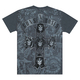 Футболка Full print Guns N’ Roses (skull in a hat) black t-shirt (EU-P) Изображение