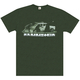 Футболка Rammstein (pushing a car) olive t-shirt B&C (EU-P) Зображення