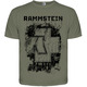 Оливкова футболка Rammstein 