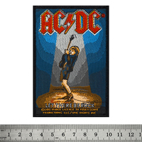 Нашивка ткана AC/DC - Let There Be Rock (ofp-014) Зображення