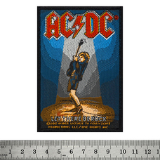 Нашивка ткана AC/DC - Let There Be Rock (ofp-014) Зображення