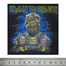 Нашивка ткана Iron Maiden (Powerslave Eddie) в блістері (ofpb-026) Зображення