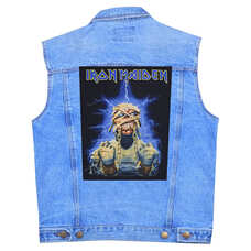 Нашивка наспинна катана Iron Maiden (Powerslave Eddie) (olbp-009) Зображення