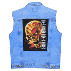 Нашивка наспинна катана Five Finger Death Punch (bloody skull) (olbp-015) Зображення