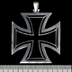 Кулон Залізний хрест, фігурний, вирізаний, великий (ptsb-202) Зображення