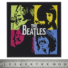 Нашивка The Beatles (colored faces) Зображення