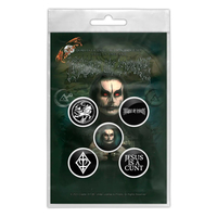 Подарунковий набір значків CRADLE OF FILTH - HAMMER OF THE WITCHES / DANI (iol-004) Зображення