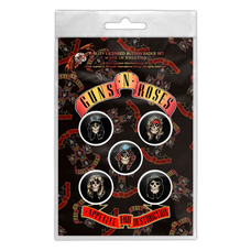 Подарунковий набір значків GUNS N` ROSES - APPETITE FOR DESTRUCTION (iol-008) Зображення