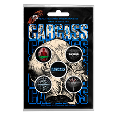Подарунковий набір значків CARCASS - NECRO HEAD (iol-019) Изображение
