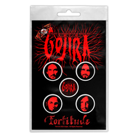 Подарунковий набір значків GOJIRA - FORTITUDE (iol-022) Зображення