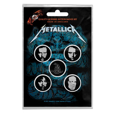Подарунковий набір значків METALLICA - WHEREVER I MAY ROAM (iol-033) Зображення