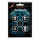 Подарунковий набір значків METALLICA - WHEREVER I MAY ROAM (iol-033) Зображення