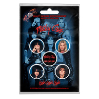 Подарунковий набір значків MOTLEY CRUE - GIRLS, GIRLS, GIRLS (iol-035) Зображення