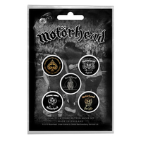 Подарунковий набір значків MOTORHEAD - CLEAN YOUR CLOCK (iol-036) Изображение