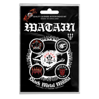Подарунковий набір значків WATAIN - BLACK METAL MILITIA (iol-040) Зображення