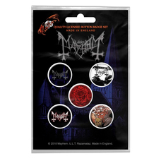 Подарунковий набір значків MAYHEM - DE MYSTERIIS DOM SATHANAS (iol-044) Зображення