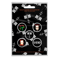 Подарунковий набір значків MARILYN MANSON - CROSS LOGO (iol-047) Зображення