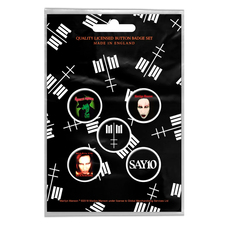 Подарунковий набір значків MARILYN MANSON - CROSS LOGO (iol-047) Зображення