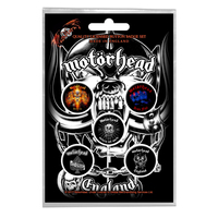 Подарунковий набір значків MOTORHEAD - ENGLAND (iol-052) Изображение