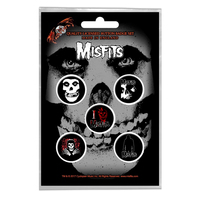Подарунковий набір значків MISFITS - SKULL (iol-053) Изображение
