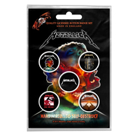 Подарунковий набір значків METALLICA - HARDWIRED TO SELF DESTRUCT (iol-055) Изображение
