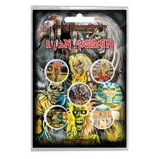 Подарунковий набір значків IRON MAIDEN - EARLY ALBUMS (iol-060) Зображення