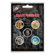 Подарунковий набір значків IRON MAIDEN - THE FACES OF EDDIE (iol-062) Зображення