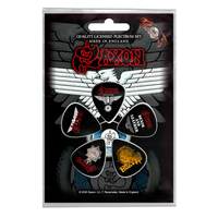 Подарунковий набір медіаторів SAXON - WHEELS OF STEEL (mol-018) Изображение