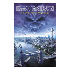 Прапор (текстильний постер) IRON MAIDEN - BRAVE NEW WORLD (fol-030) Зображення