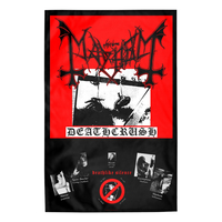 Прапор (текстильний постер) MAYHEM - DEATHCRUSH (fol-035) Изображение