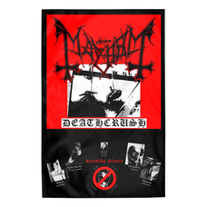 Прапор (текстильний постер) MAYHEM - DEATHCRUSH (fol-035) Зображення