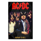 Прапор (текстильний постер) AC/DC - HIGHWAY TO HELL (fol-041) Изображение