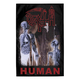 Прапор (текстильний постер) DEATH - HUMAN (fol-045) Зображення