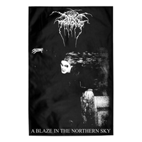 Прапор (текстильний постер) DARKTHRONE - A BLAZE IN THE NORTHERN SKY (fol-046) Зображення