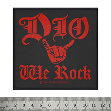 Нашивка ткана DIO - WE ROCK (ofp-033) Изображение