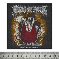 Нашивка ткана CRADLE OF FILTH - CRUELTY AND THE BEAST (ofp-039) Зображення